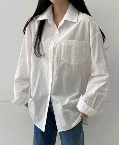 [기획특가!!/찐데일리템] 캐주얼 박시핏 데일리 꾸안꾸 가벼운 루즈핏 긴팔 셔츠 남방 (3color)